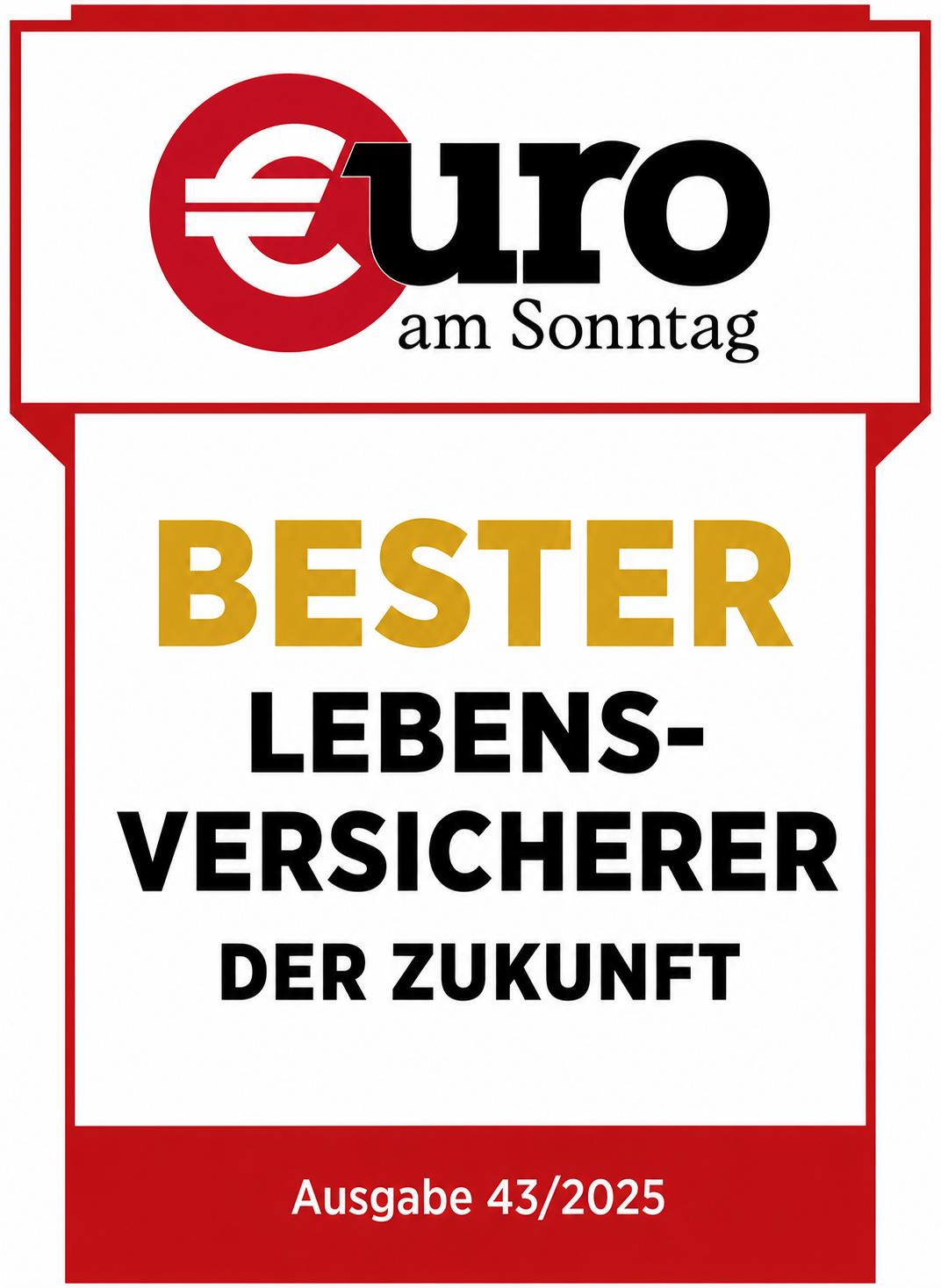 Euro am Sonntag – Bester Lebensversicherer der Zukunft